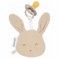 Attache-tétine Lapin | Beige