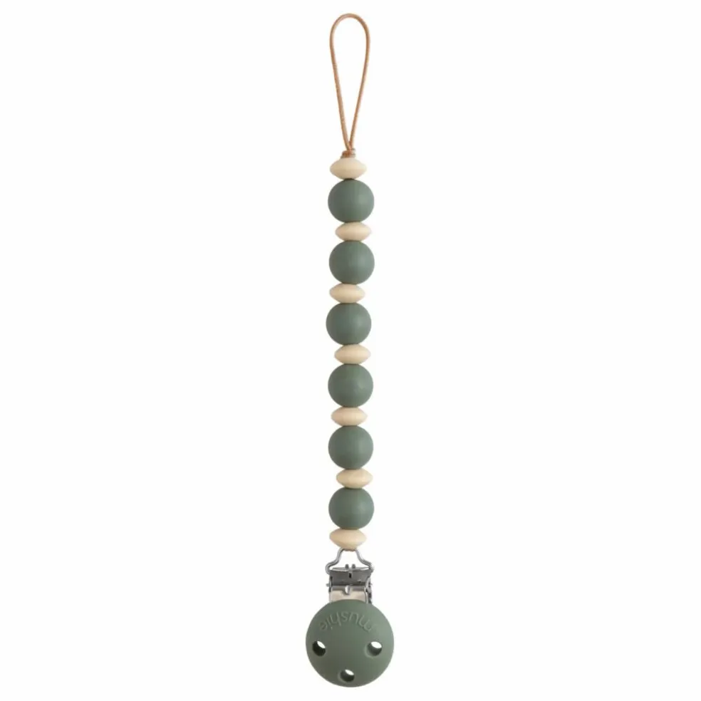 Attache-tétine Luna | Vert sapin