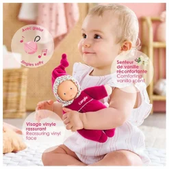 Babidoux - Doudou Rose Grenadine | Rose fuschia