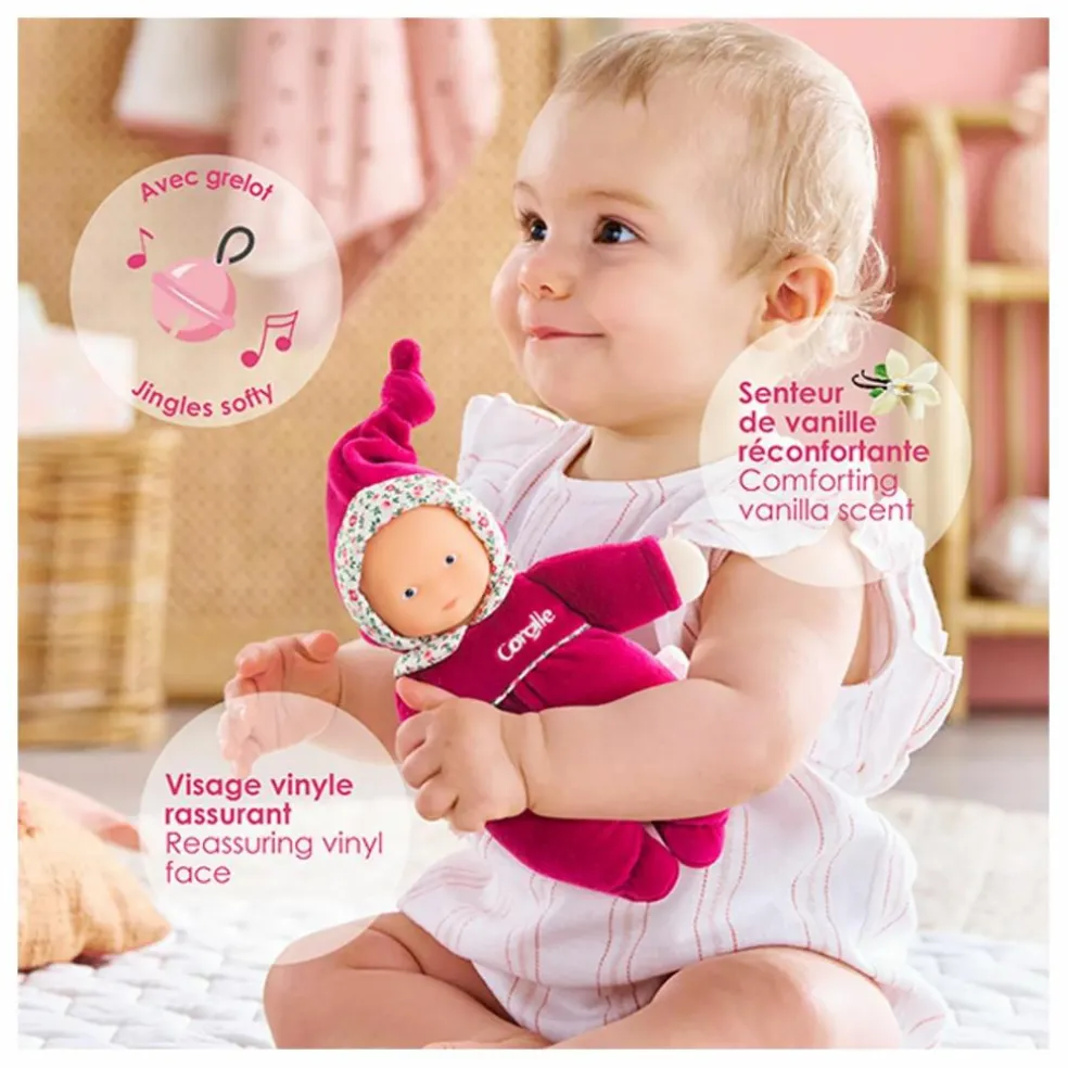 Babidoux - Doudou Rose Grenadine | Rose fuschia