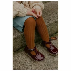Babies T-Bar Scallop | Bordeaux