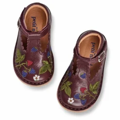 Babies T-Bar Scallop - Collection Uniqua | Prune