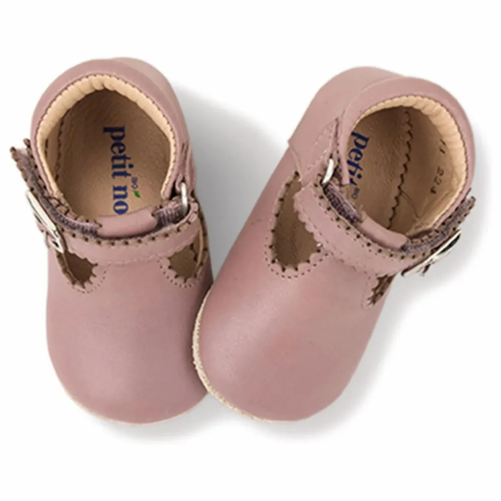 Babies T-Bar Scallop Bébé | Rose
