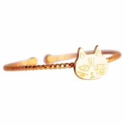 Bague Chat | Doré