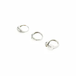 Bagues Superposables Pebble | Argenté