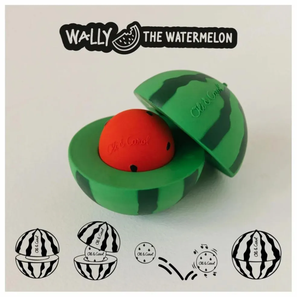 Balle sonore 3 en 1 Wally la Pastèque
