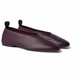 Ballerines Bala Cuir | Lie de vin