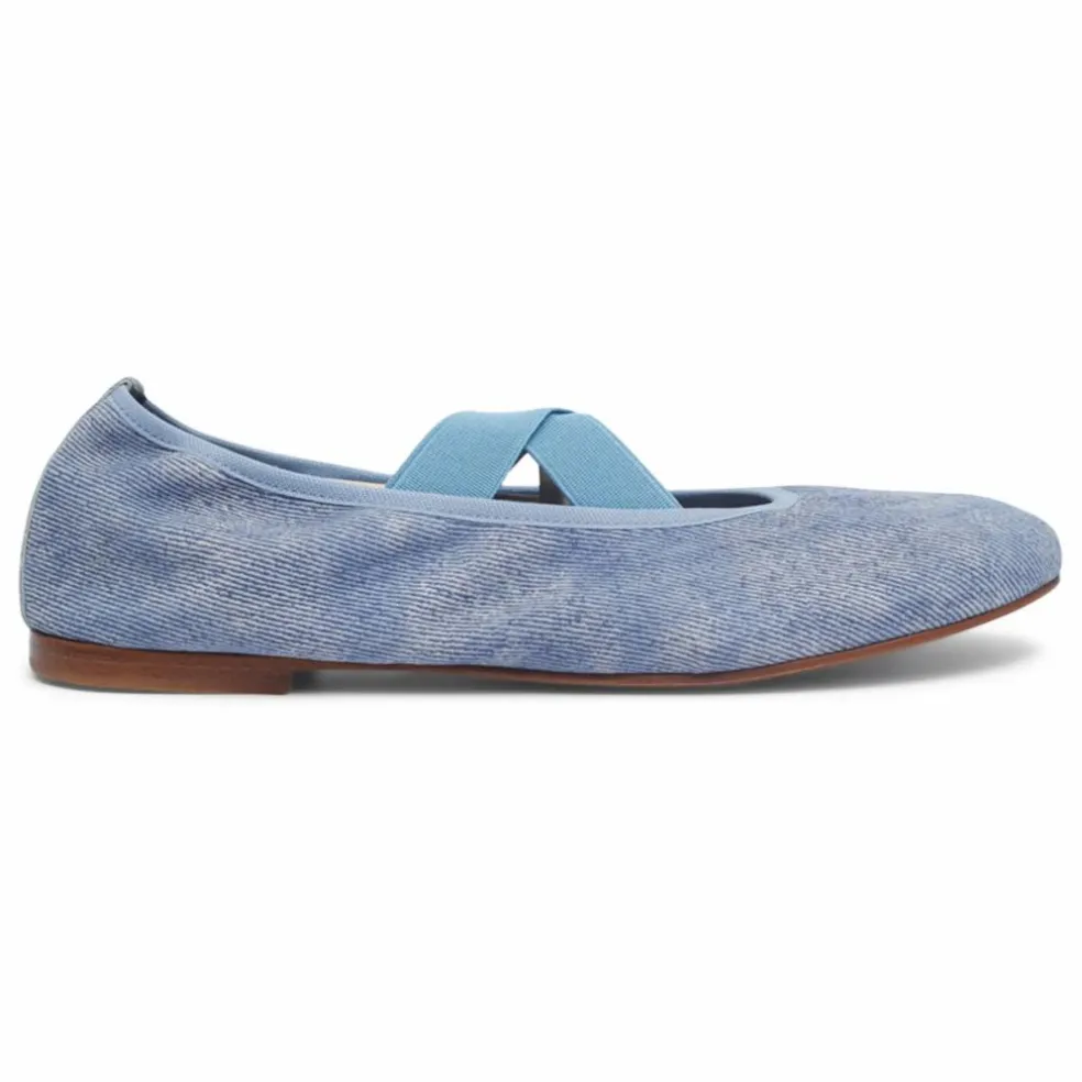 Ballerines Bettina Jeans | Bleu