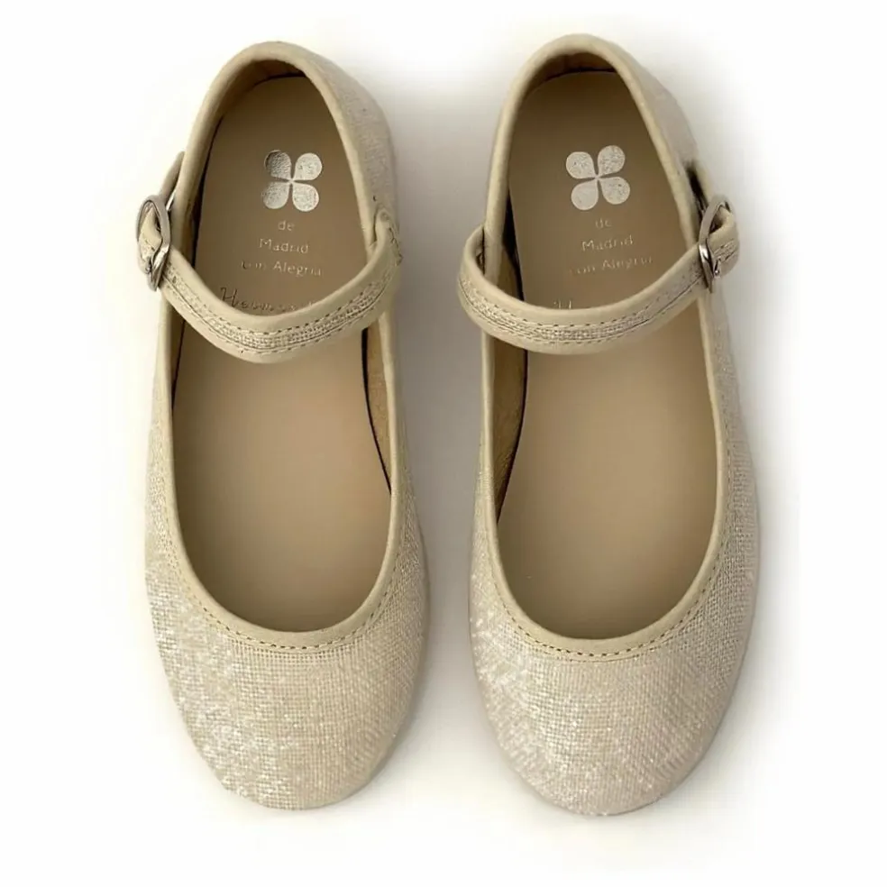 Ballerines Colombe Irisées | Beige