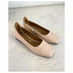 Ballerines Cuir | Nude