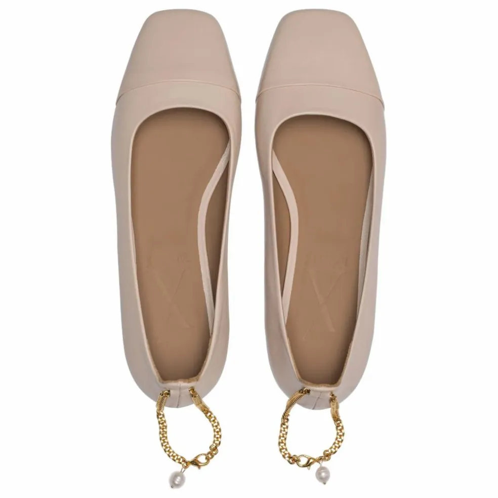 Ballerines Cuir | Nude