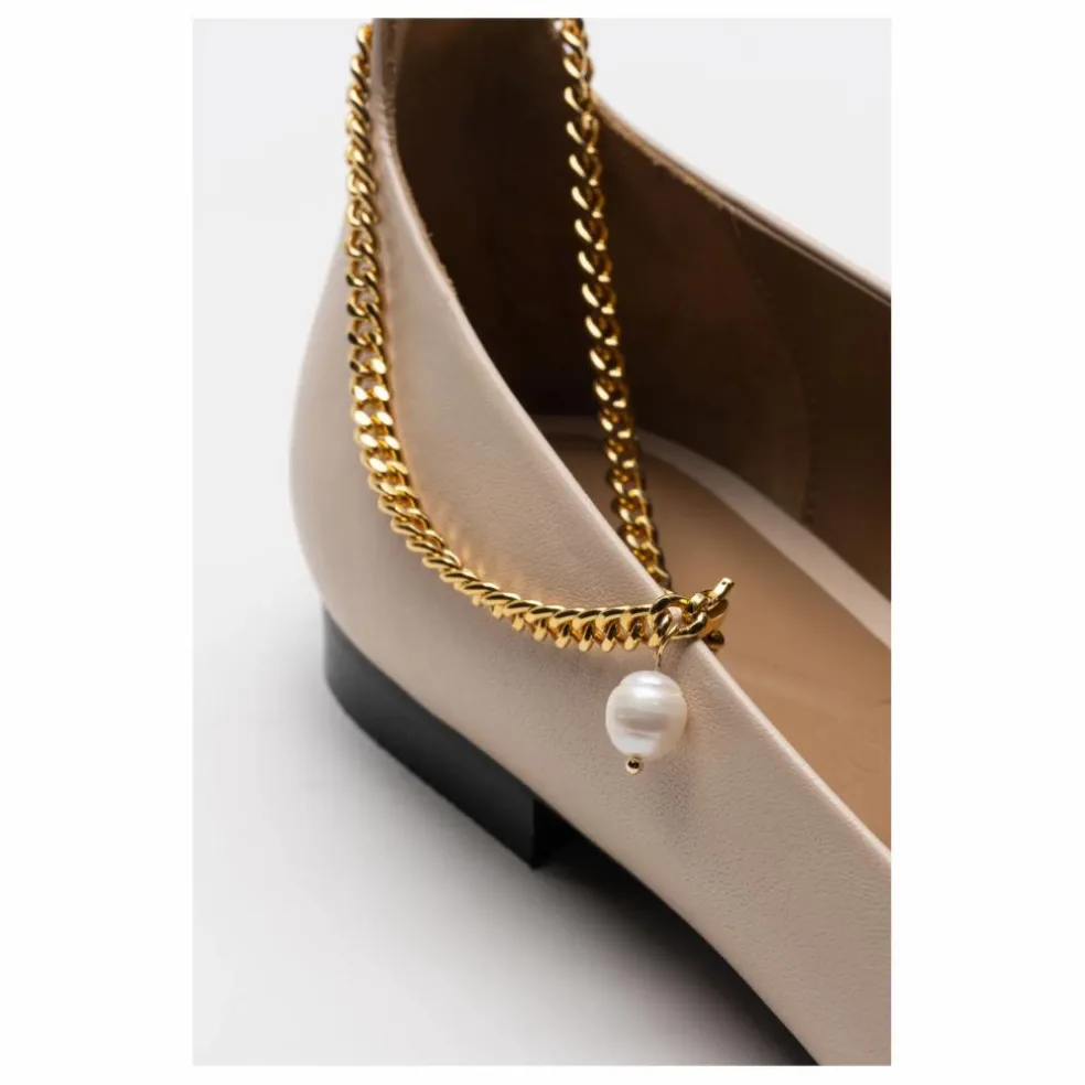 Ballerines Cuir | Nude