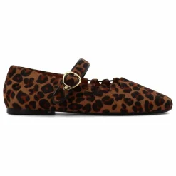 Ballerines Ginger Léopard | Marron