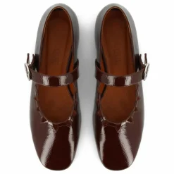 Ballerines Ginger Vernis | Chocolat