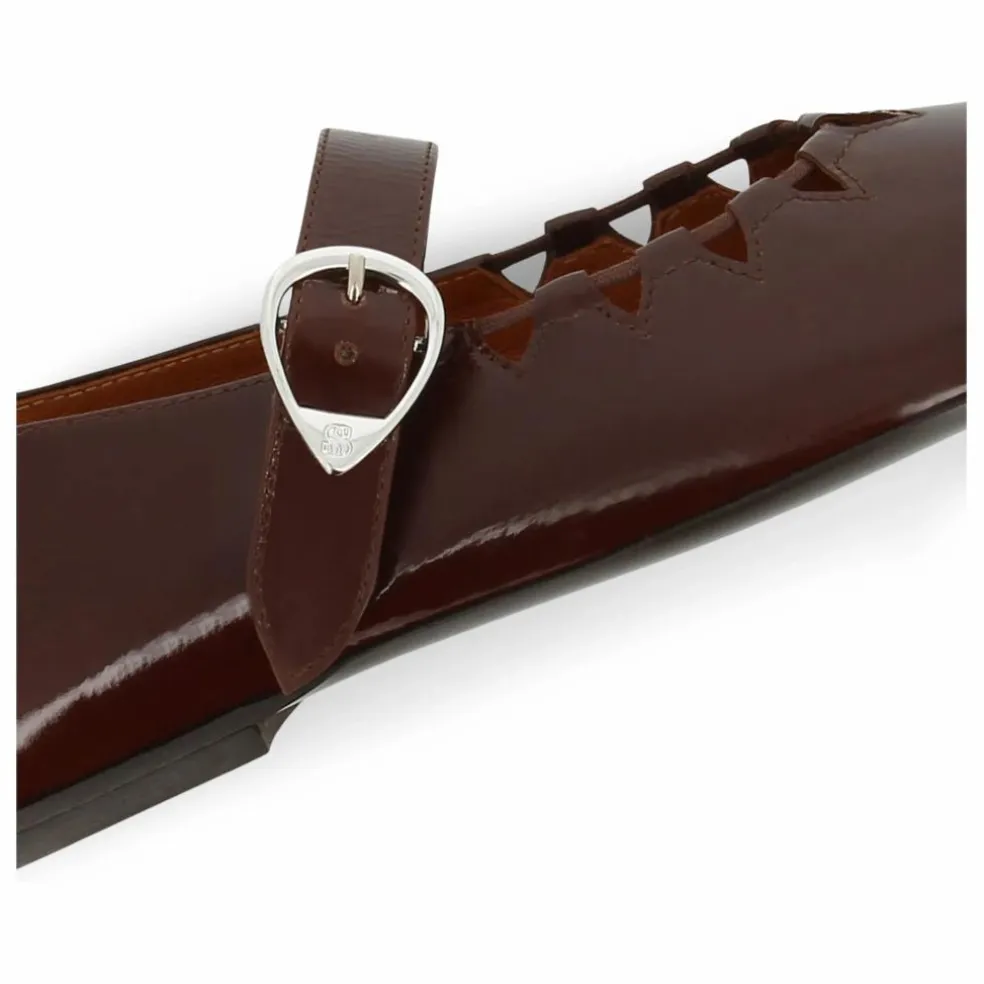 Ballerines Ginger Vernis | Chocolat