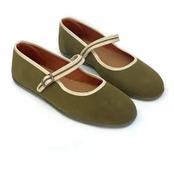 Ballerines Honfleur - Collection Femme | Vert kaki