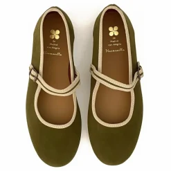 Ballerines Honfleur - Collection Femme | Vert kaki