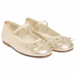 Ballerines Joie Cuir | Doré