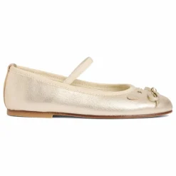 Ballerines Joie Cuir | Doré