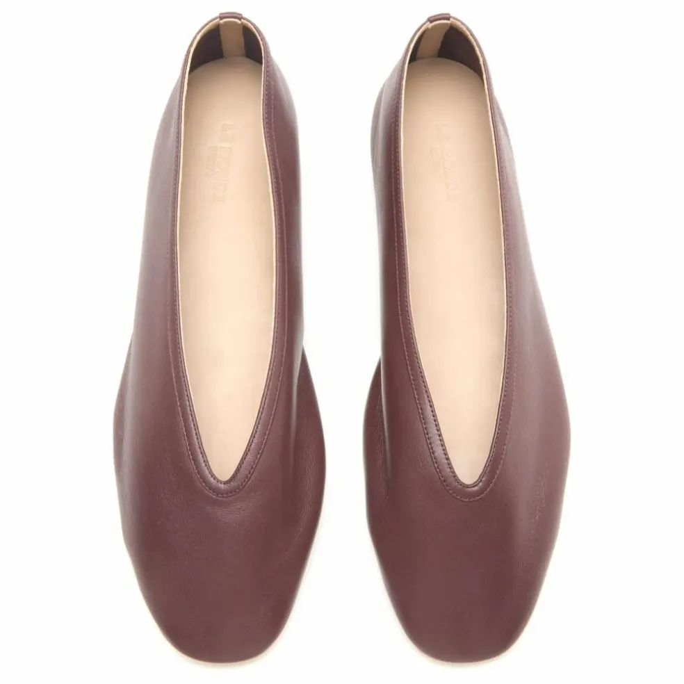 Ballerines Luna Cuir | Chocolat