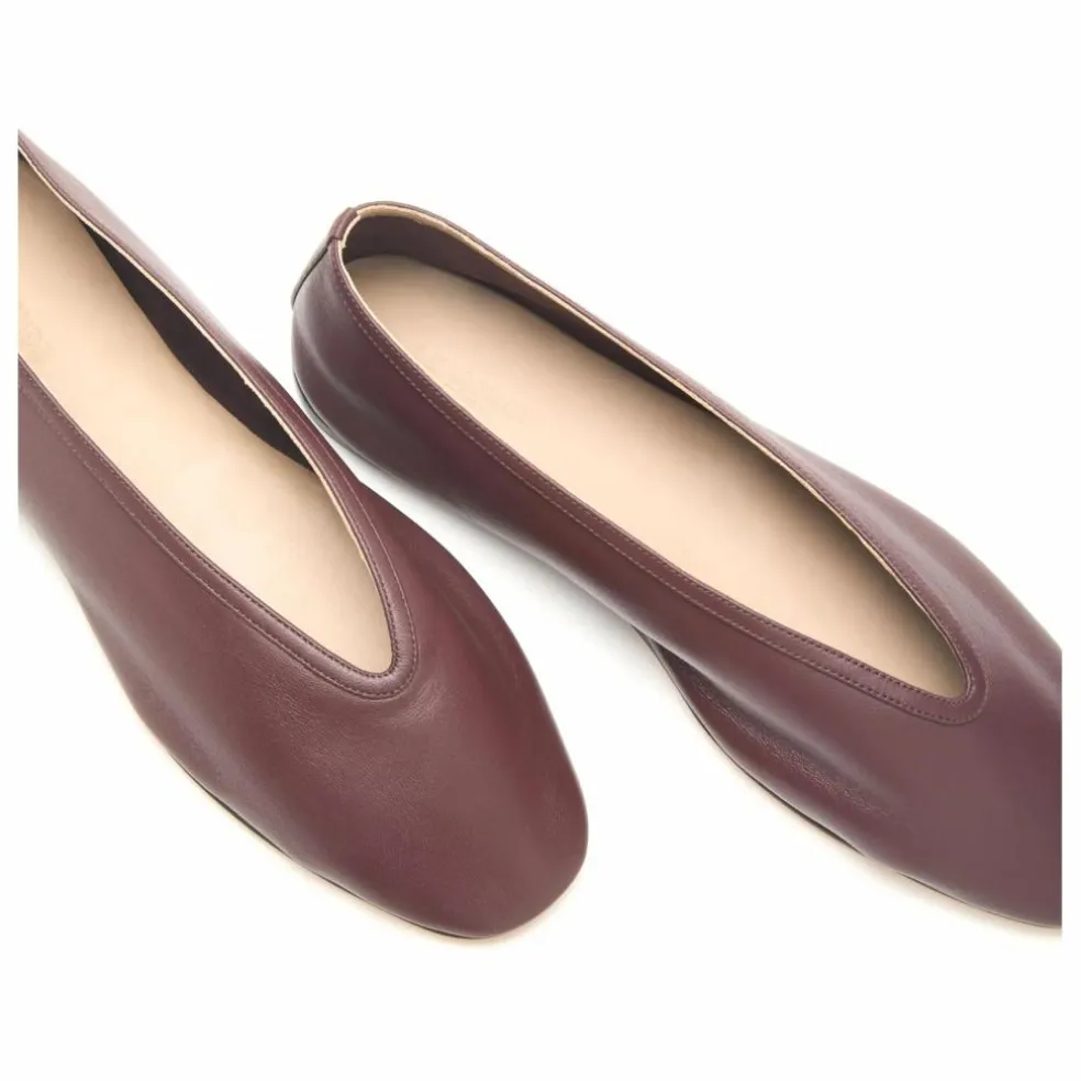 Ballerines Luna Cuir | Chocolat