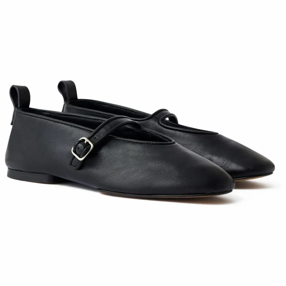 Ballerines Madeline Cuir | Noir