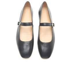 Ballerines Mary Jane Cuir | Noir