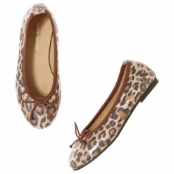 Ballerines Maryjane Léopard | Marron