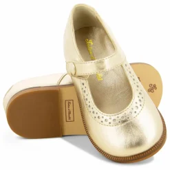 Ballerines Perfos | Doré