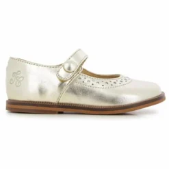 Ballerines Perfos Scratchs | Doré