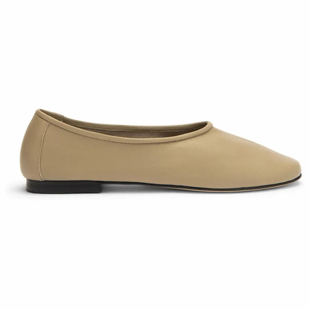 Ballerines Prudence Cuir Texturé | Beige