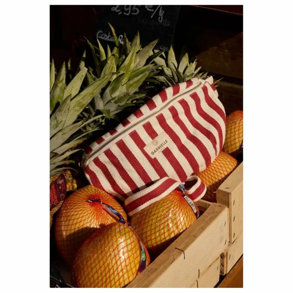 Banane à rayures | Rouge