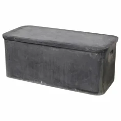Banc de rangement outdoor Fiber | Charbon