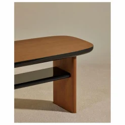 Banc en chêne Equilibre | Noir