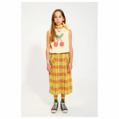 Bandana Fleuri Coton Bio | Jaune