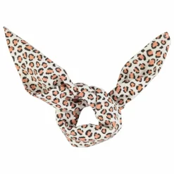 Bandana Léopard Coton Bio | Ecru