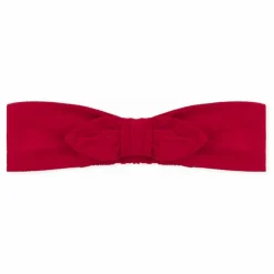 Bandeau Nœud Coton Bio | Rouge