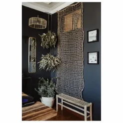 Banquette en bois brut