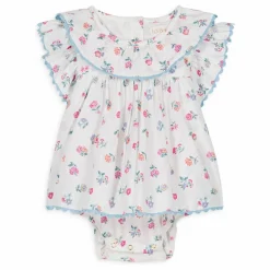 Barboteuse Anusha Coton Bio | Blanc