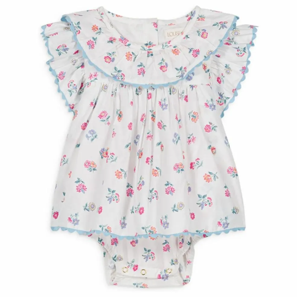 Barboteuse Anusha Coton Bio | Blanc
