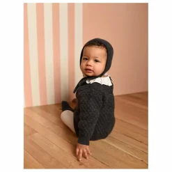 Barboteuse Diego Laine | Gris chiné