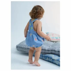 Barboteuse en Jean Burbank | Bleu