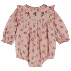 Barboteuse Fleurie | Rose