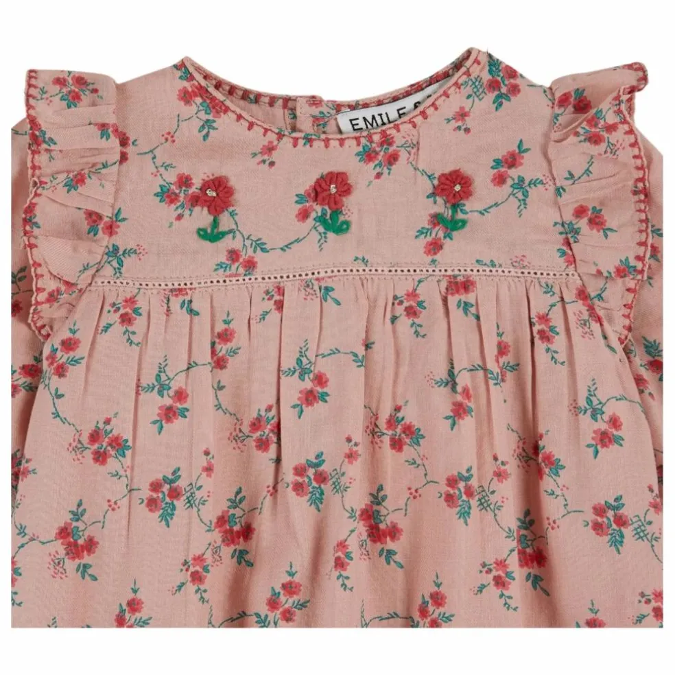 Barboteuse Fleurie | Rose