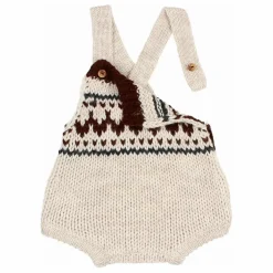 Barboteuse Folk Laine | Ecru