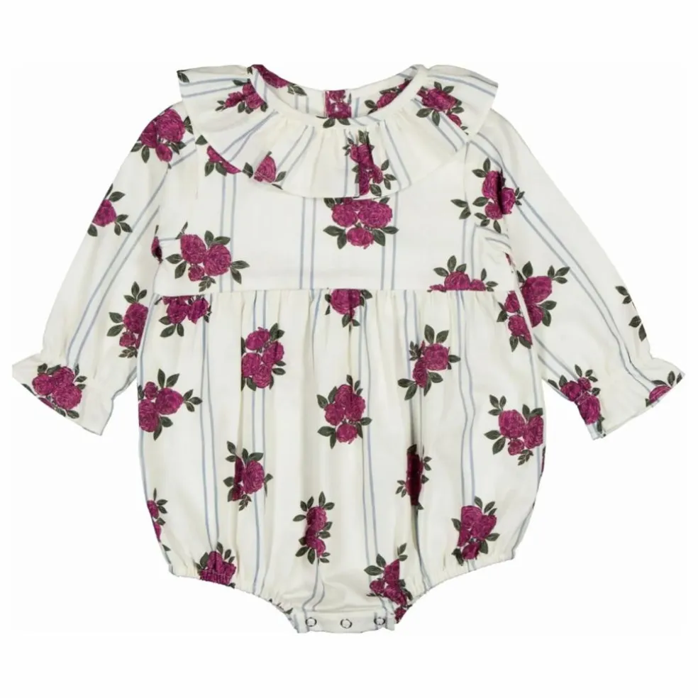 Barboteuse Nine Coton Bio | Blanc