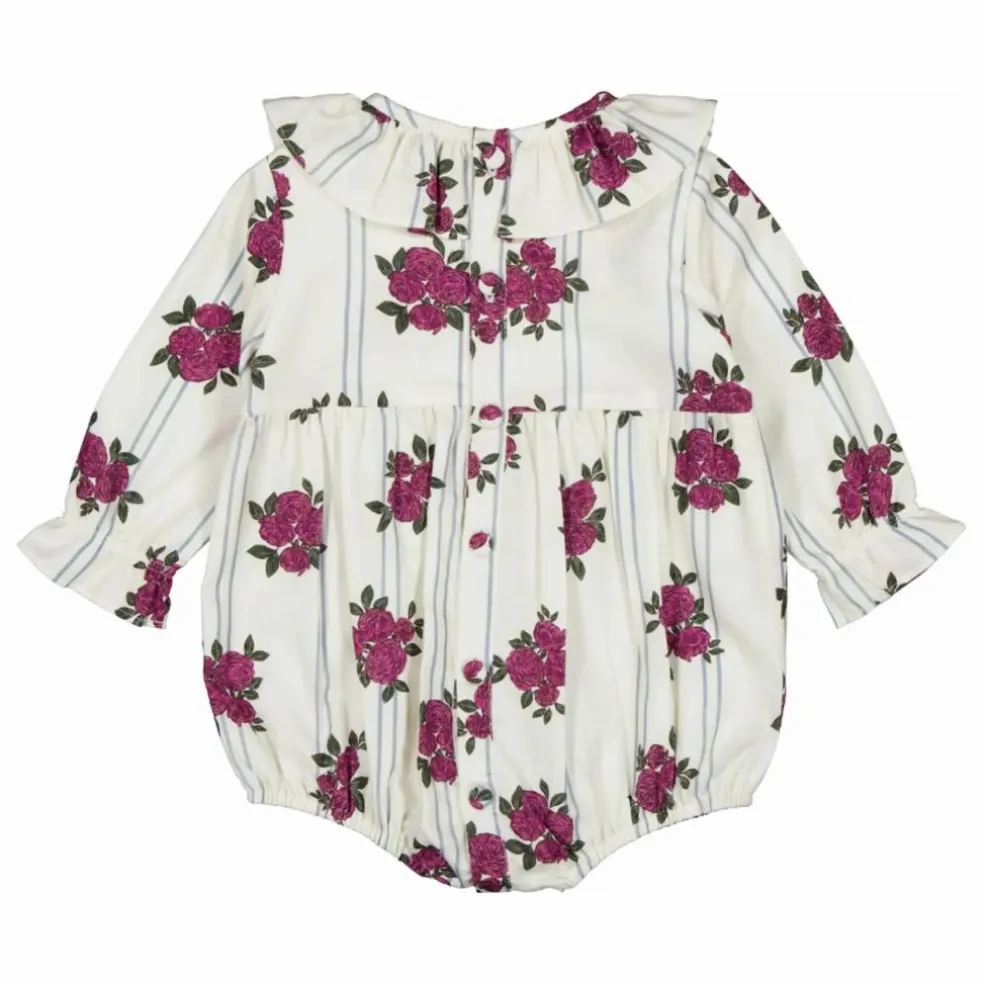 Barboteuse Nine Coton Bio | Blanc