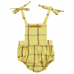 Barboteuse Tie Up | Jaune pâle