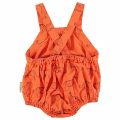 Barboteuse Tiger Coton Bio | Orange