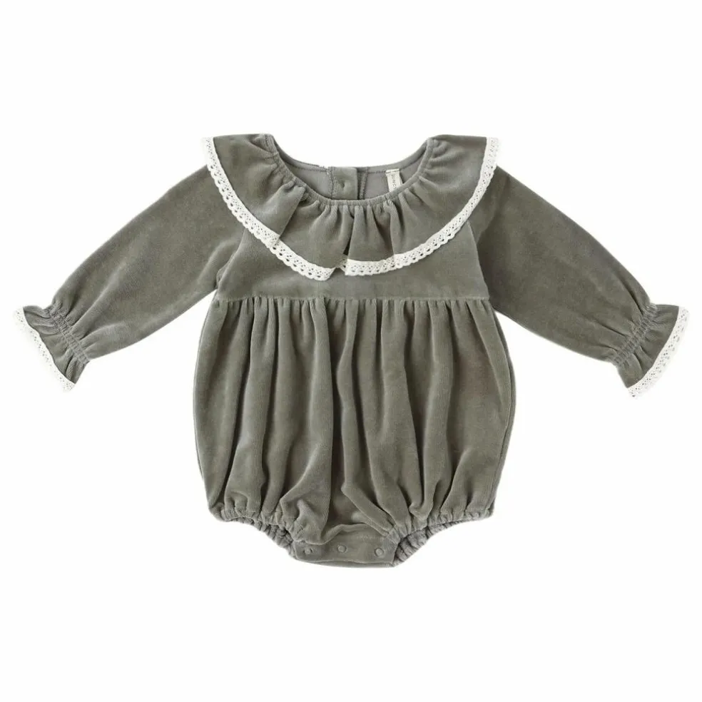 Barboteuse Wendy | Vert de gris